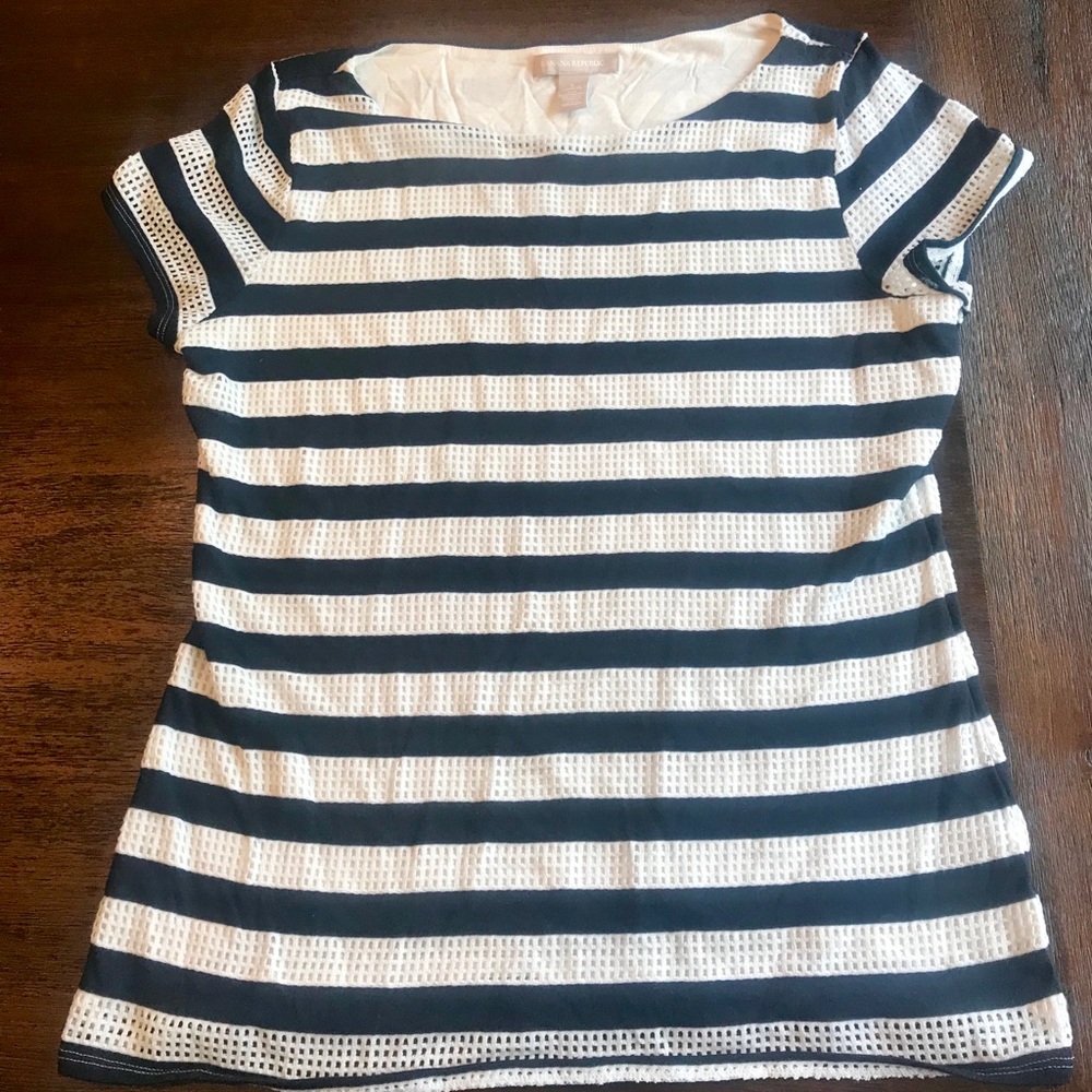 Banana Republic Mixed Media Top